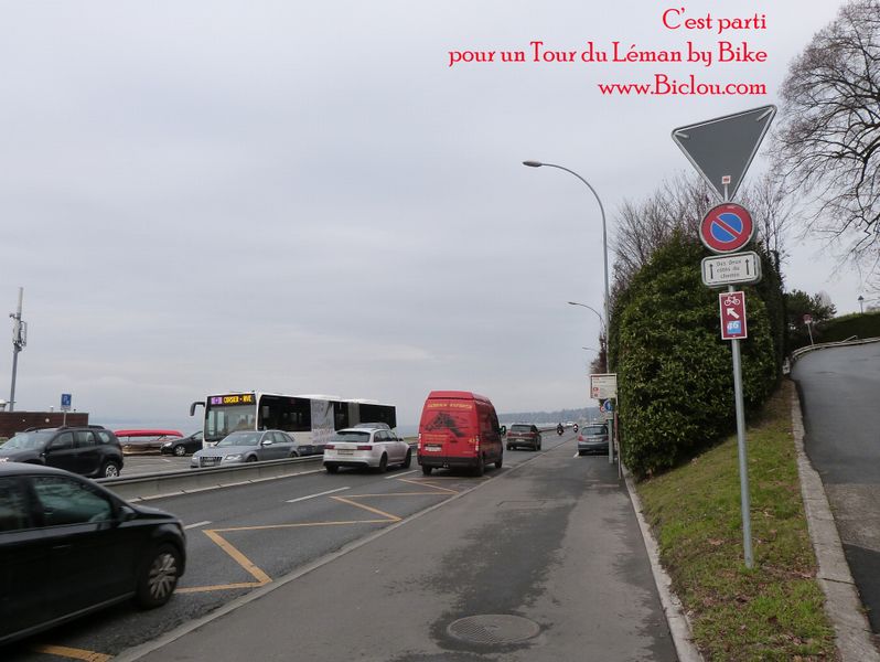 Les Rives Sud du Léman par le balisage 46 de la Suisse à vélo ..