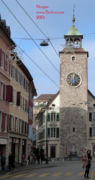 Beffroi de Morges en 2015