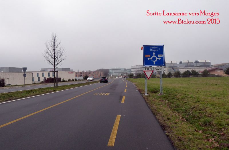 Sortie de Lausanne à Bicyclette