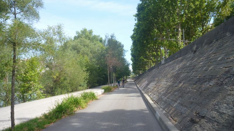 Et claudio retrouve les bords du Rhône et ViaRhôna