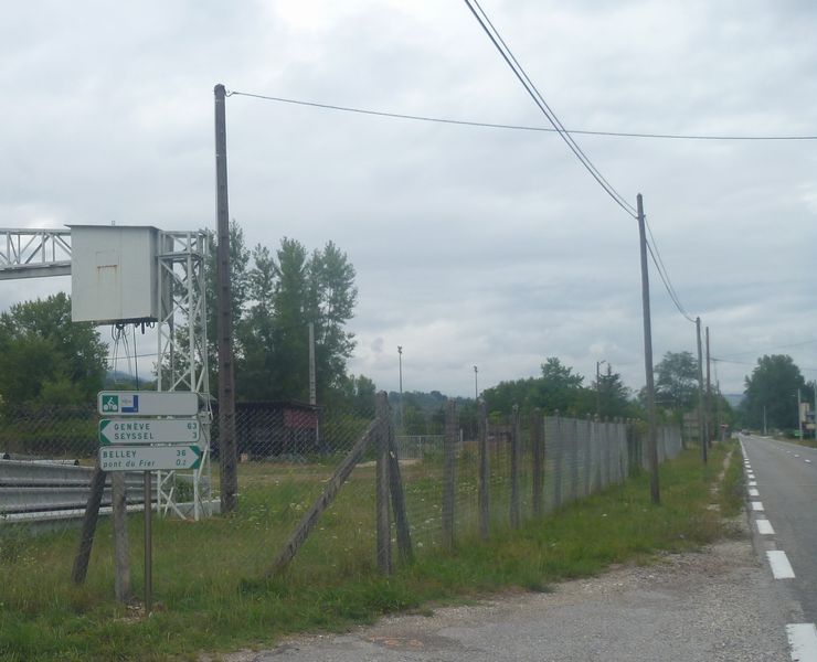 Erreur sur le Balisage ViaRhôna au pont du Fier à Seyssel