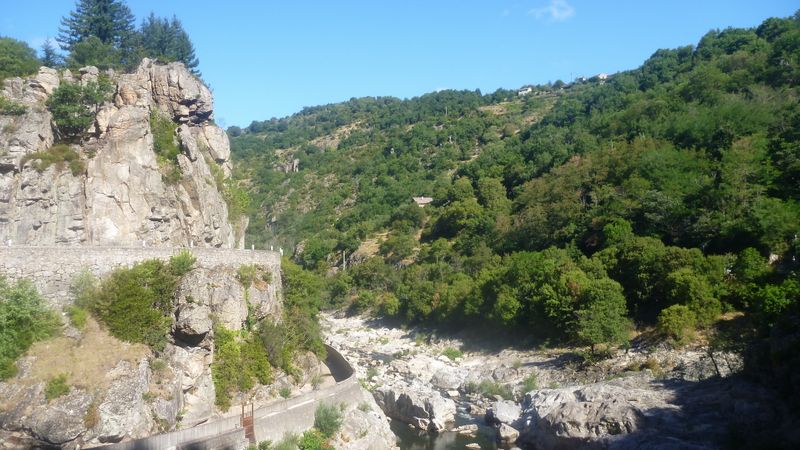 Eyrieux, et la route vers le Cheylard en 2015