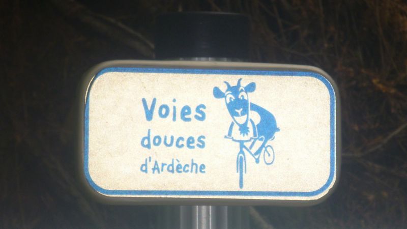 Logo de la voie verte dite : Dolce-via