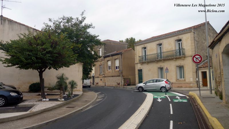 Piste cyclable de Villeneuve Les maguelone en 2015 : ViaRhôna ? Euro vélo 8 ?