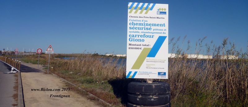 Cheminement cyclable Frontignan Sète : A suivre ?