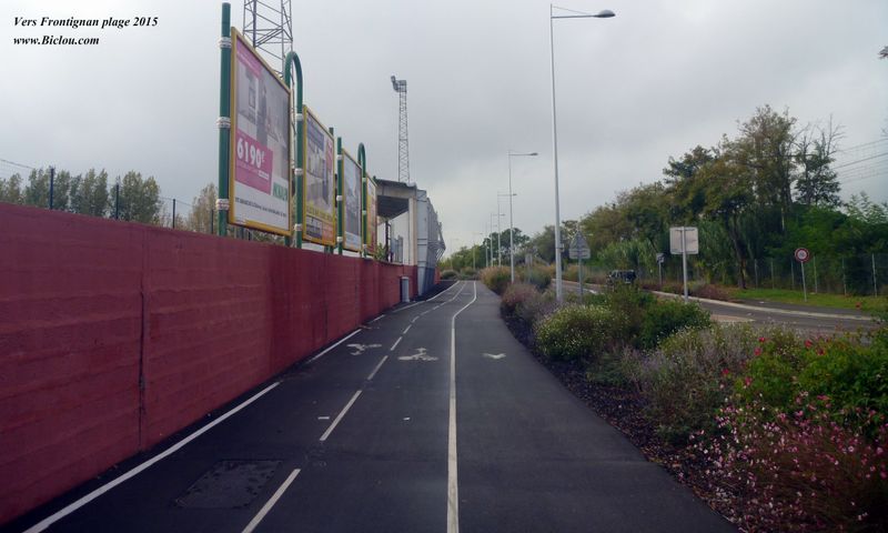 Piste cyclable De Frontignan, à Fontigna plage 2015 : ViaRhôna ?