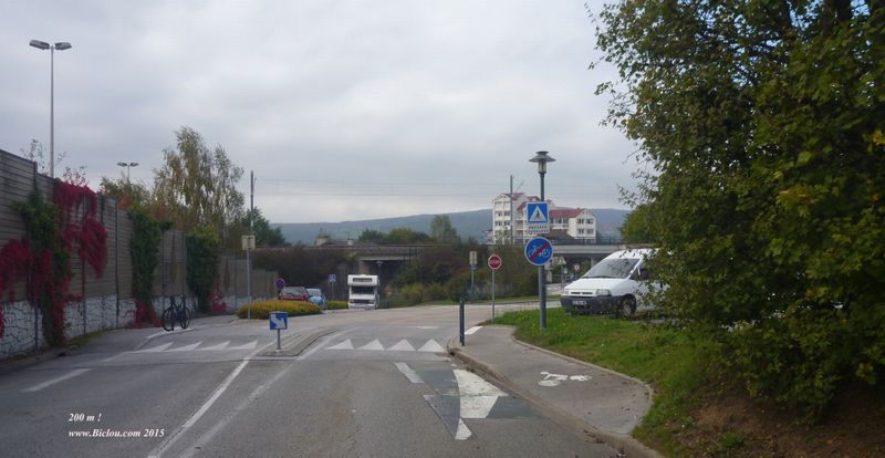 Annecy le Vieux 2015 : Piste cyclable de 200 m