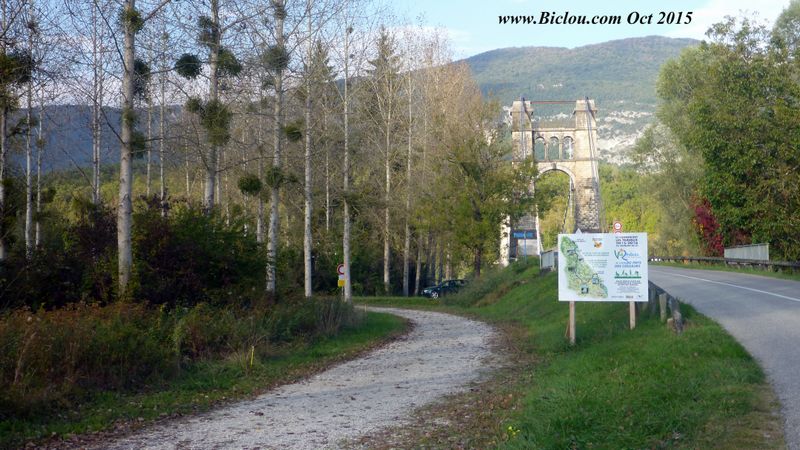 Traxaux ViaRhôna programmés à Port de Groslée en 2015