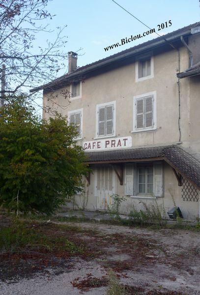 Sur ViaRhôna : café Prat à Montalieu Vercieu 2015