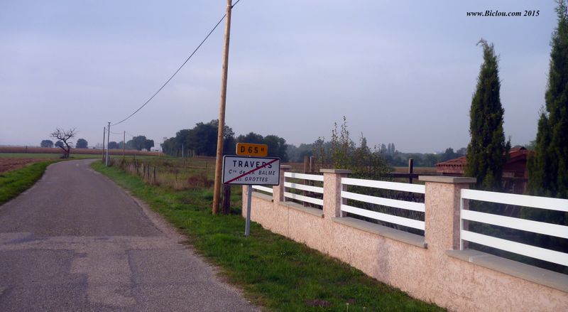 ViaRhôna sur la D65 H à Travers