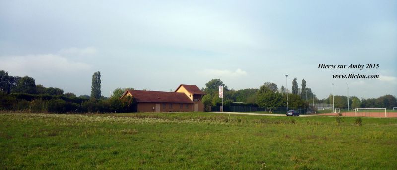 Camping de Hieres sur Amby en oct 2015, dernier camping corec avant Lyon sur ViaRhôna
