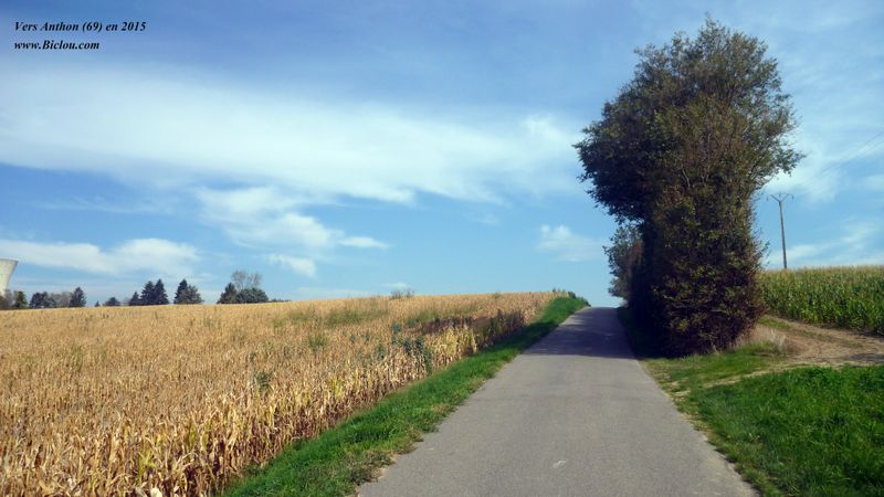 Viarhôna en route vers Jons par le hameau de Bianne