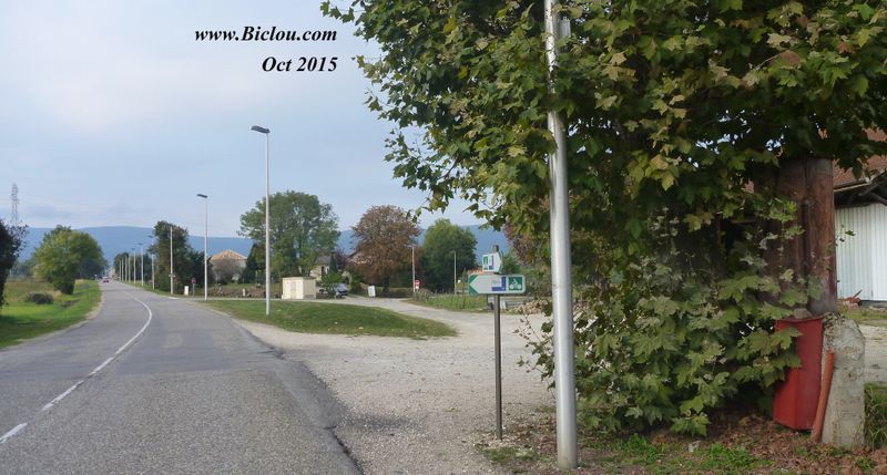 Balisage ViaRhôna à .. avant Valleiry