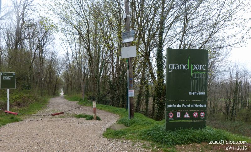 Grand Parc : suivre l'Iloz à gauche, mais sur la digue principale