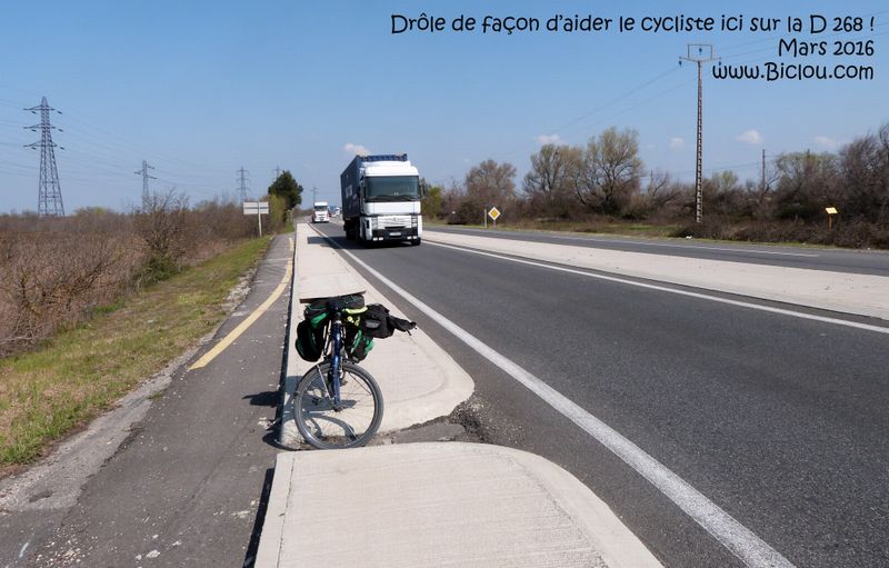 Piège sur la D 268 (Bouches du Rhône)