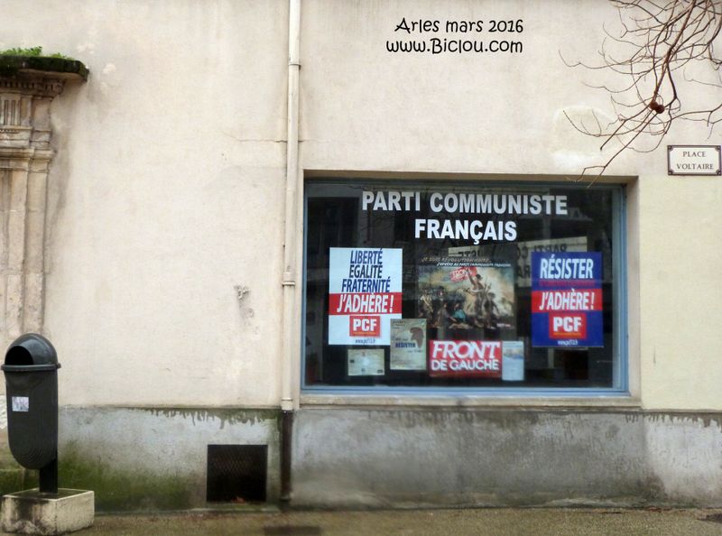 Parti communiste français de Arles en 2016