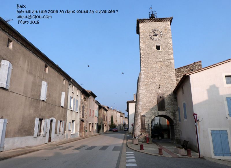 Baix mériterait une zone 30 dans sa longueur : en 2016