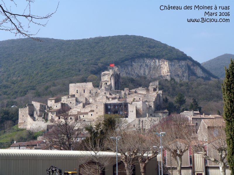 Château des moines à Cruas