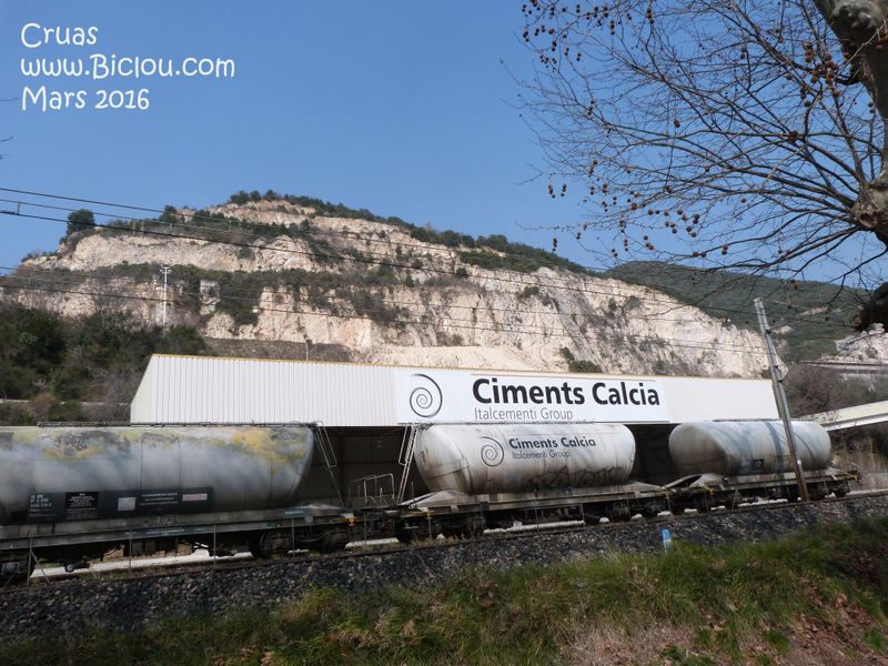 Ciments Calcia en 2016 à Cruas