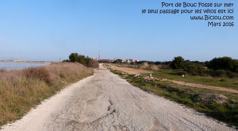Rallier : Port de Bouc - Fos sur Mer à Bicyclette est compliqué