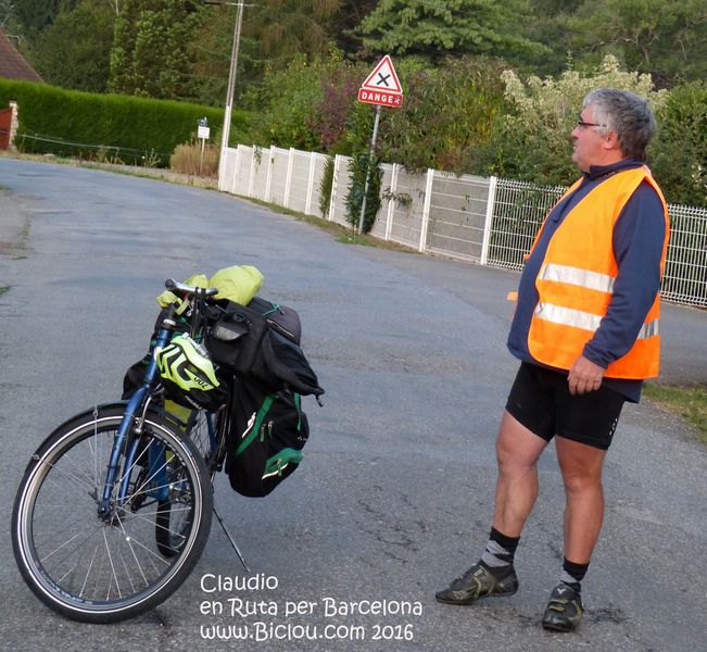 Claudio de la Faverges en Ruta per Barcelona en 2016