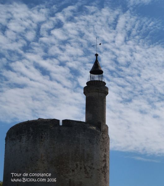Tour de constance à Aigues mortes, vue en 2016