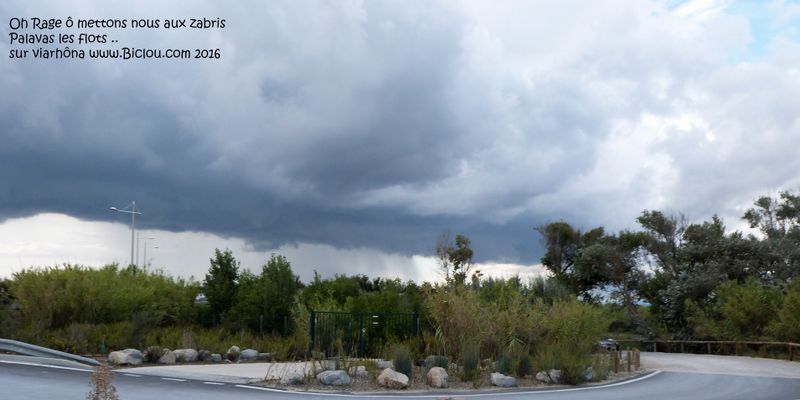 Un Gros Orage cévenol va s'abattre sur Carnon