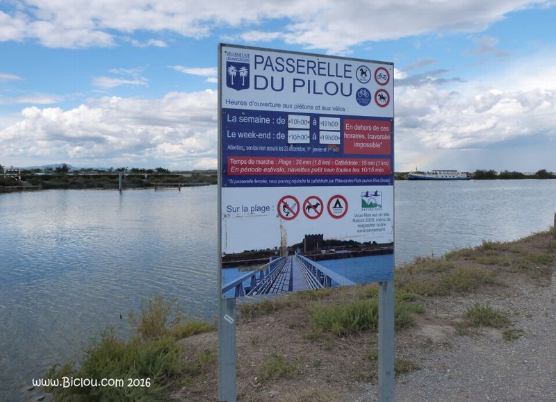 Passerelle du Pilou (camargue) en 2016