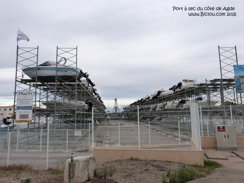 Port à sec, du côté de Agde