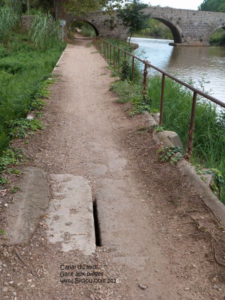Cyclistes : Attention aux pièges le long du halage du canal du midi