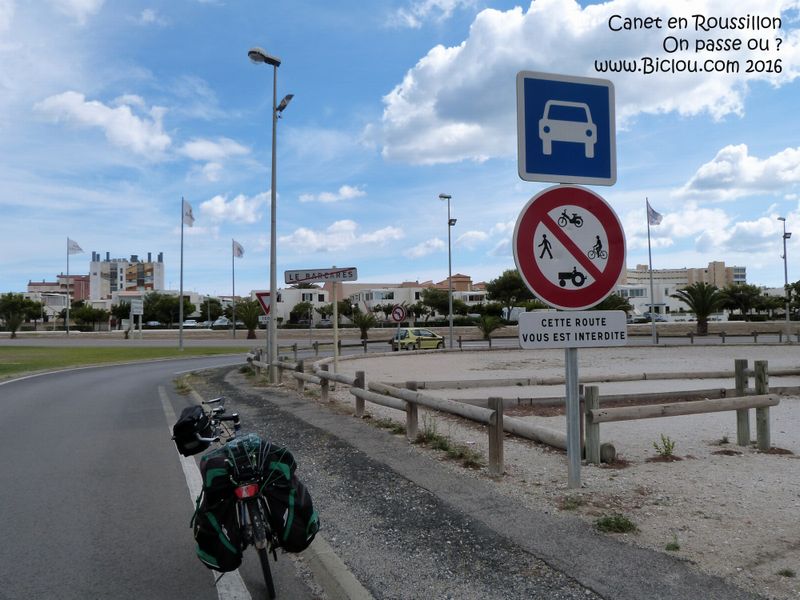 Mais comment traverser Barcarès, à bicyclette