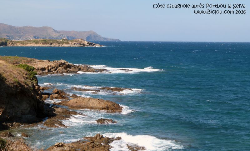 Côte espagnole après Portbou