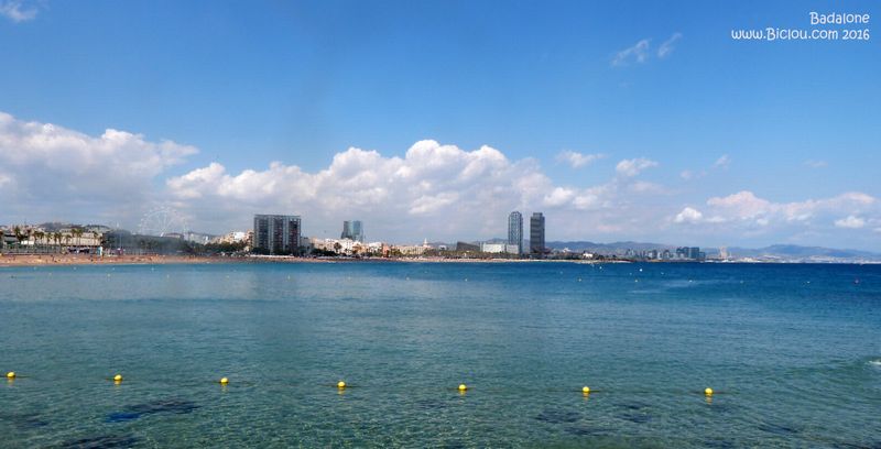 La mer à Barcelone