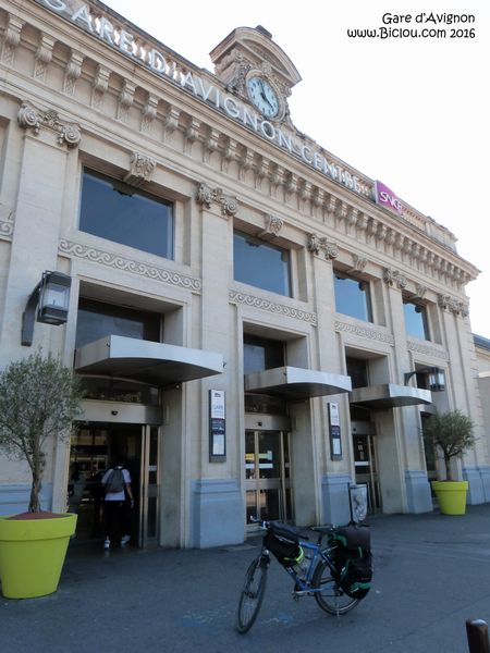 La gare d'Avignon