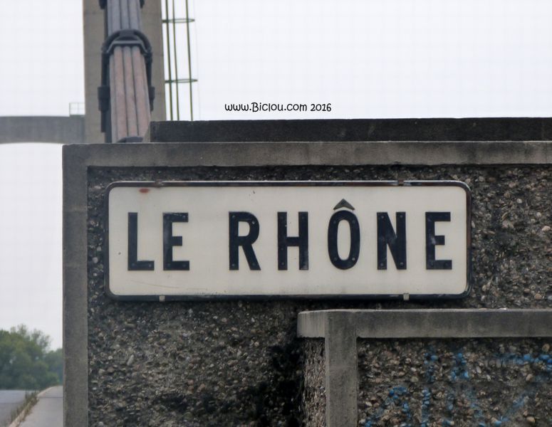 Pancarte le Rhône