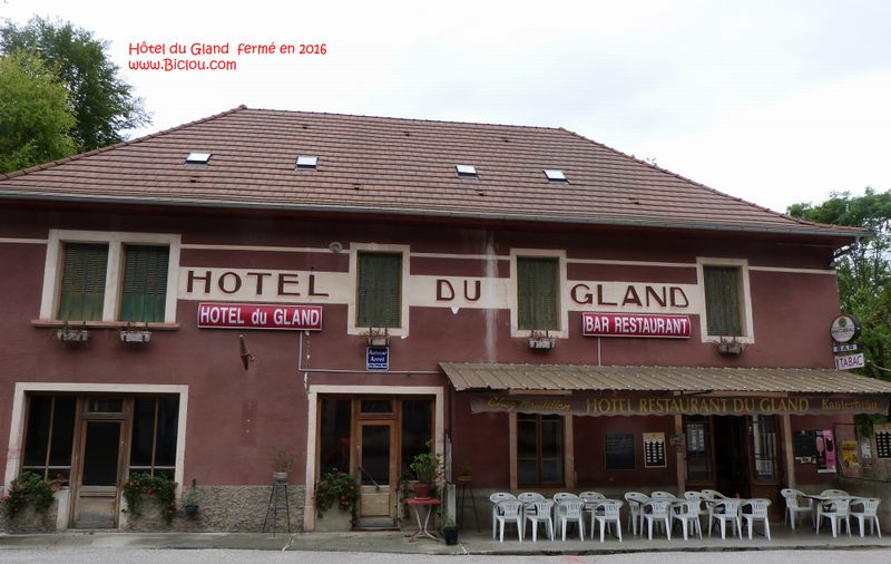 Hôtel du Gland de Glandieu en 2016