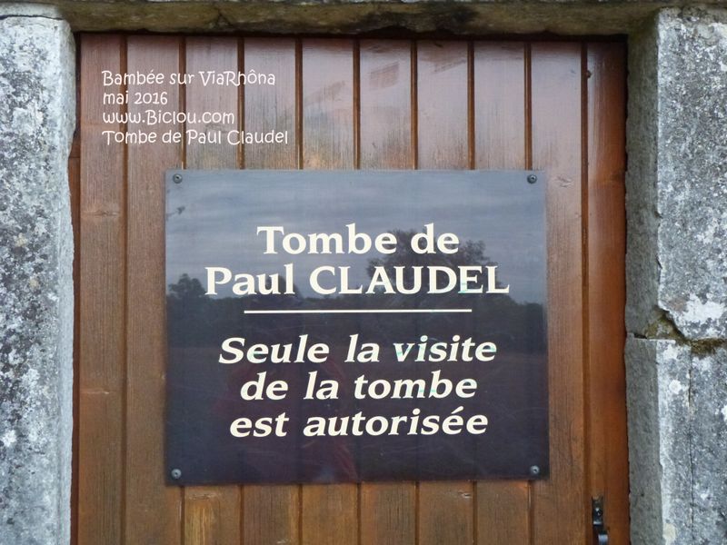 ViaRhôna rallume la flamme de Paul Claudel à Brangues