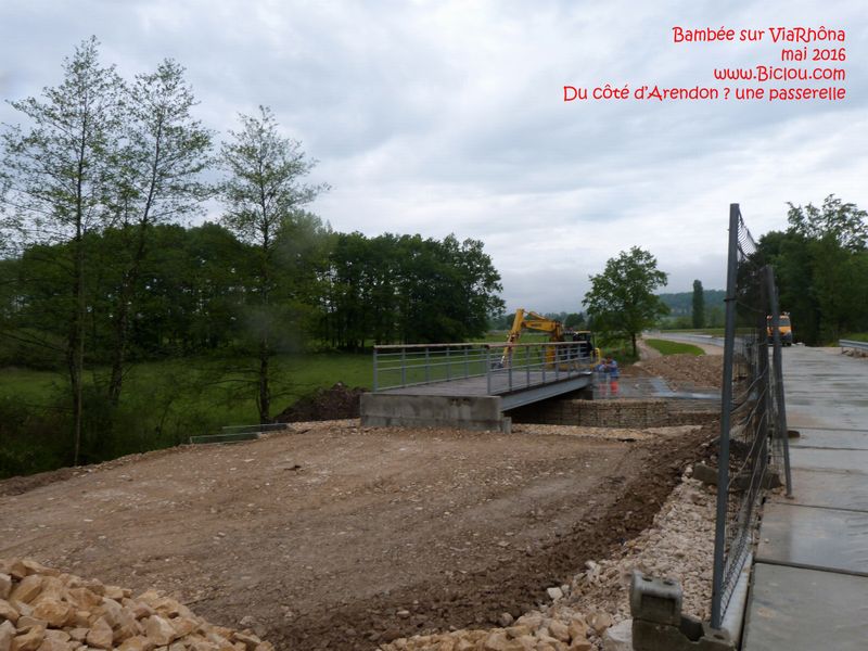ViaRhôna du côté d'Arendon en mai 2016