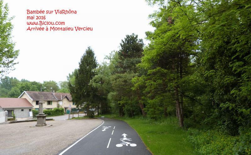 Arivée sur Viarhôna à Montalieu Vercieu en mai 2016