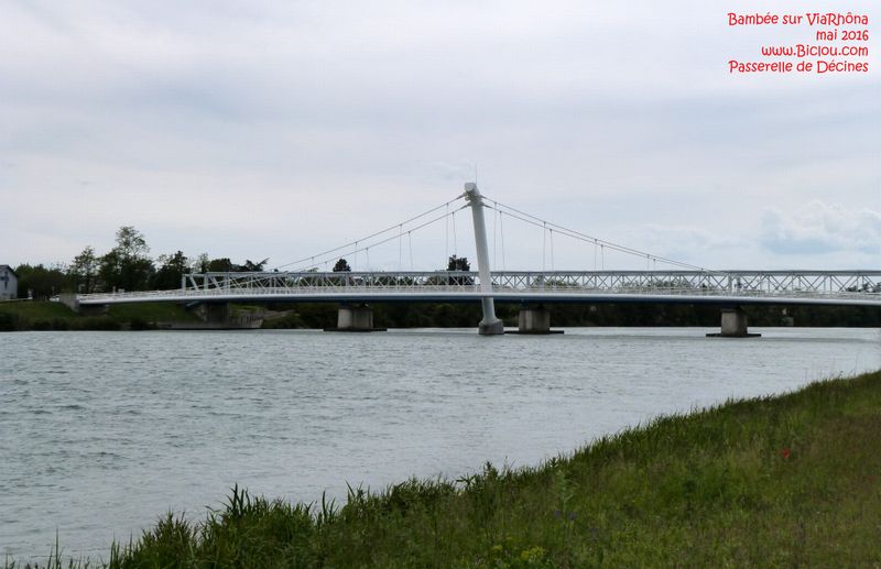 Passerelle Indienne de Decines en mai 2016