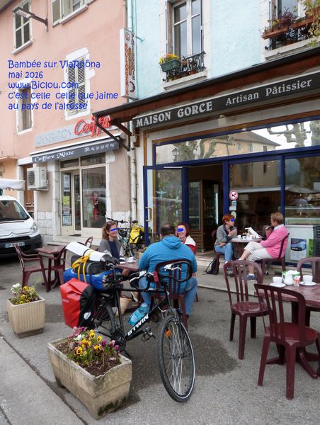 Sur ViaRhôna : Pause Altesse à Seyssel
