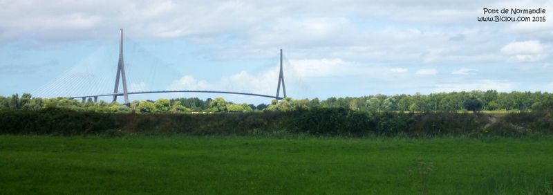 Le pont de Normandie en 2016