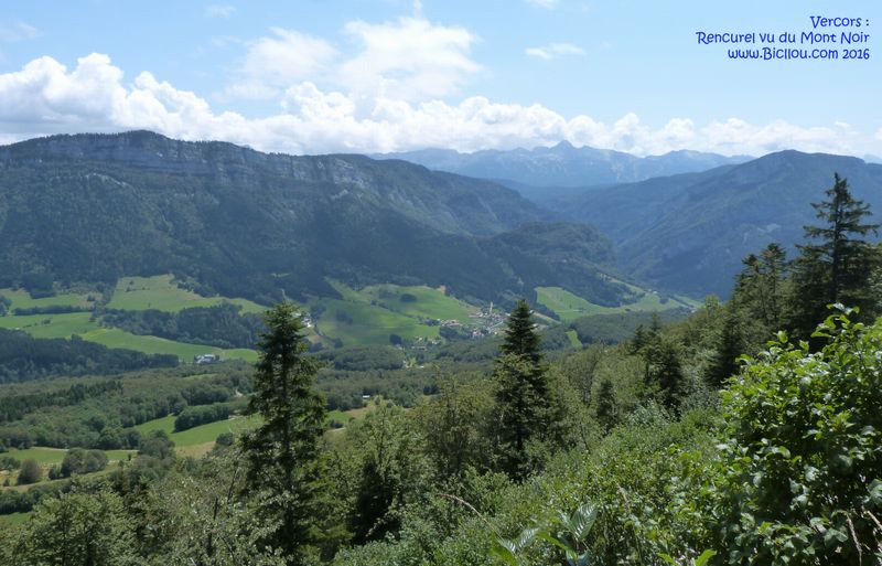 Vercors : Rencurel, vue du Mont Noir