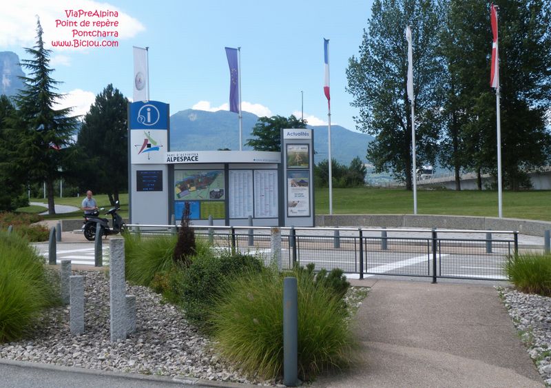 Alpespace en Grésivaudan point de repère ViaPreAlpina