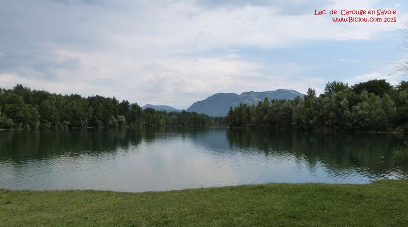 Le lac de Carouge en combe de Savoie, vu en 2016