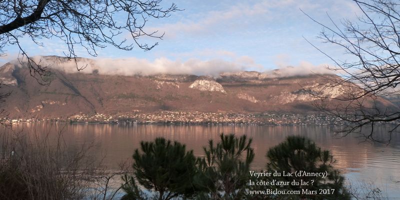 Veyrier du lac en 2017 (d'Annecy) ressemble un peu, à la côte d'Azur non ?