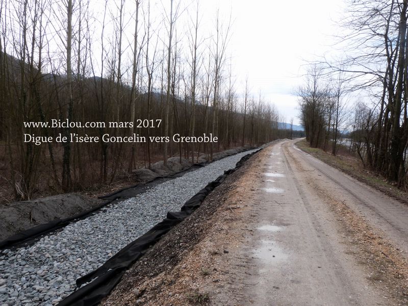 digue de l'isère goncelin mars 2017