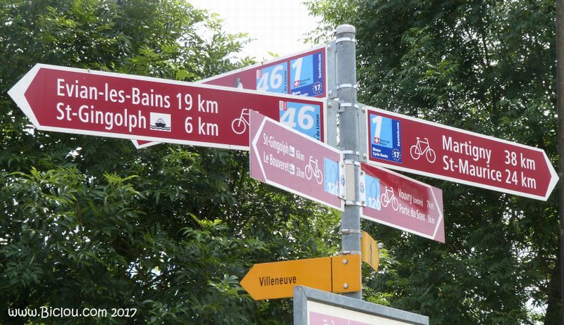 Le Bouveret : Balisage