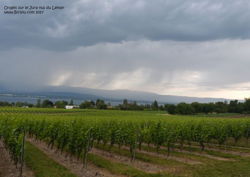 Orages sur les monts du Jura
