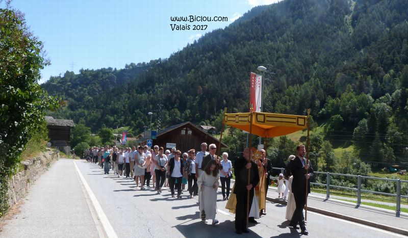 Fête Dieu en Valais en 2017